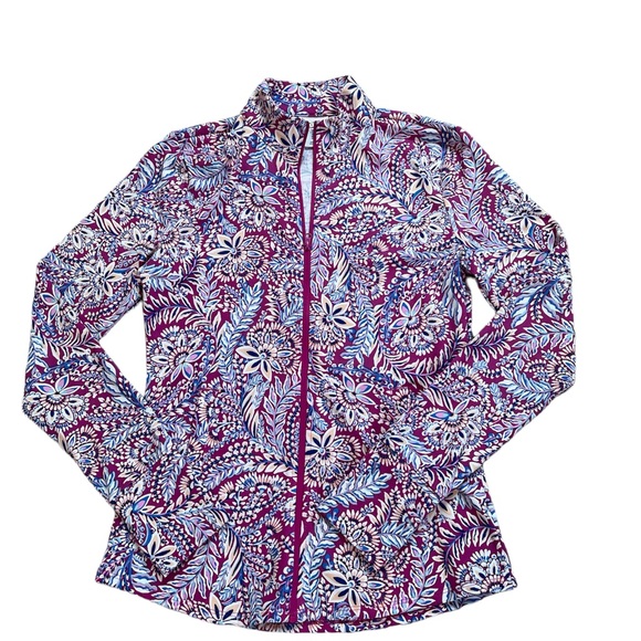 Tommy Bahama Golf Tennis 1/4 Zip Jacket Pullover Size Small Pink - Picture 7 of 9